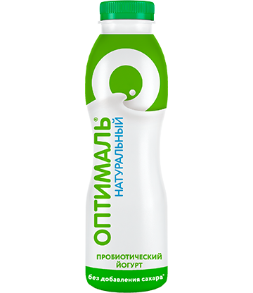 Drinking yogurt "Optimal" without sugar