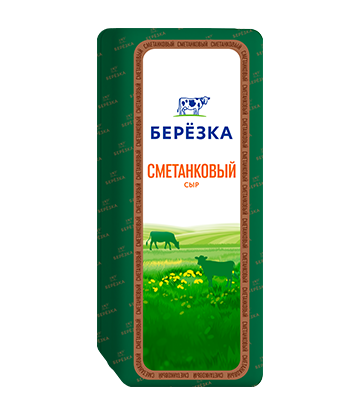 Сыр паўцвёрды "Сметанковы"