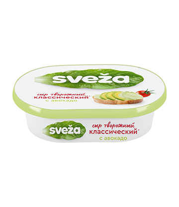 Cream cheese with avocado