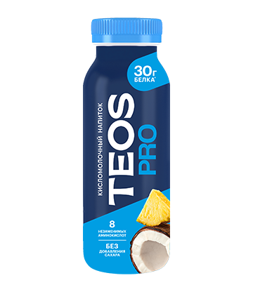 High protein fermented milk drink «TEOS PRO»