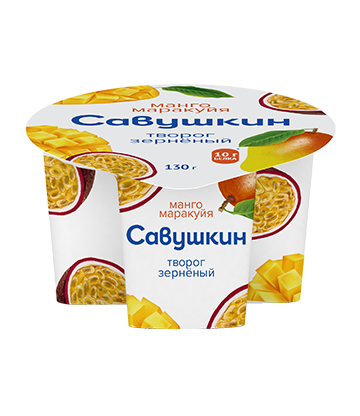 Cottage cheese "Savushkin" with fruit and berry filling